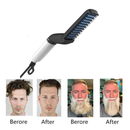 Escova Barba Chapinha Modelador Pente Portatil Para Cabelo Masculino Pente Eletrico Alisadora