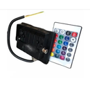 Refletor 10W LED SMD Slim Mini Holofote RGB Colorido IP67 Bivolt COM Controle