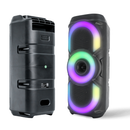 Caixa de som Bluetooth Portátil Com Led RGB Portátil FM USB TWS 30W Para Praia, Festa ou Viagem