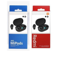 Fone Bluetooth TWS AirDots S — Som Estéreo, Modo Gamer e Case de Carregamento