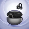Fone Bluetooth Condução Óssea Gancho Anti-Queda — Não Entra no Ouvido, Cancelamento ENC, À Prova de Suor | Corrida, Academia e Ciclismo