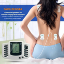 Massageador Elétrico Portátil com Visor LCD 8 Níveis de Intensidade Vários Modos de Massagem
