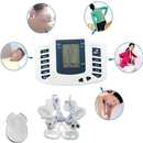 Massageador Elétrico Portátil com Visor LCD 8 Níveis de Intensidade Vários Modos de Massagem