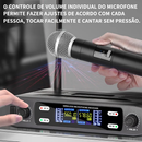 Microfones Sem Fio Duplo Serie Dinâmico Profissional NEW'ION