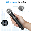 Microfones Sem Fio Duplo Serie Dinâmico Profissional NEW'ION