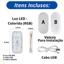 Interior do Carro LED Sensor Luz de Teto Touch USB Recarregável Sem Fio luz Ambiente Leitura Noturna