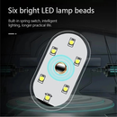 Interior do Carro LED Sensor Luz de Teto Touch USB Recarregável Sem Fio luz Ambiente Leitura Noturna