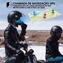 V6 Plus Mais Fone De Ouvido Intercomunicador De Capacete De Motocicleta Bluetooth Com Interfone BT De 1500M