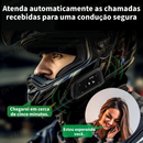 V6 Plus Mais Fone De Ouvido Intercomunicador De Capacete De Motocicleta Bluetooth Com Interfone BT De 1500M