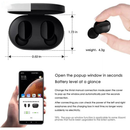 Fone De Ouvido Sem Fio E6s/A6s Bluetooth 5.0 Tws Com Tela LED Digital